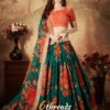 Floral Lehenga Choli with Embroidered Blouse