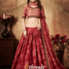 Floral Lehenga Choli with Embroidered Blouse